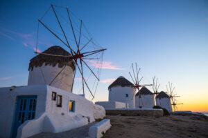 Windmühlen auf Mykonos